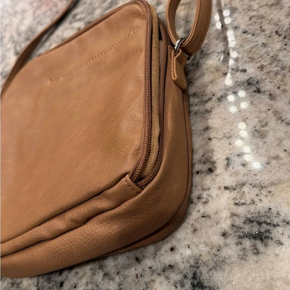 MultiSac Tan Crossbody Bag NWOT